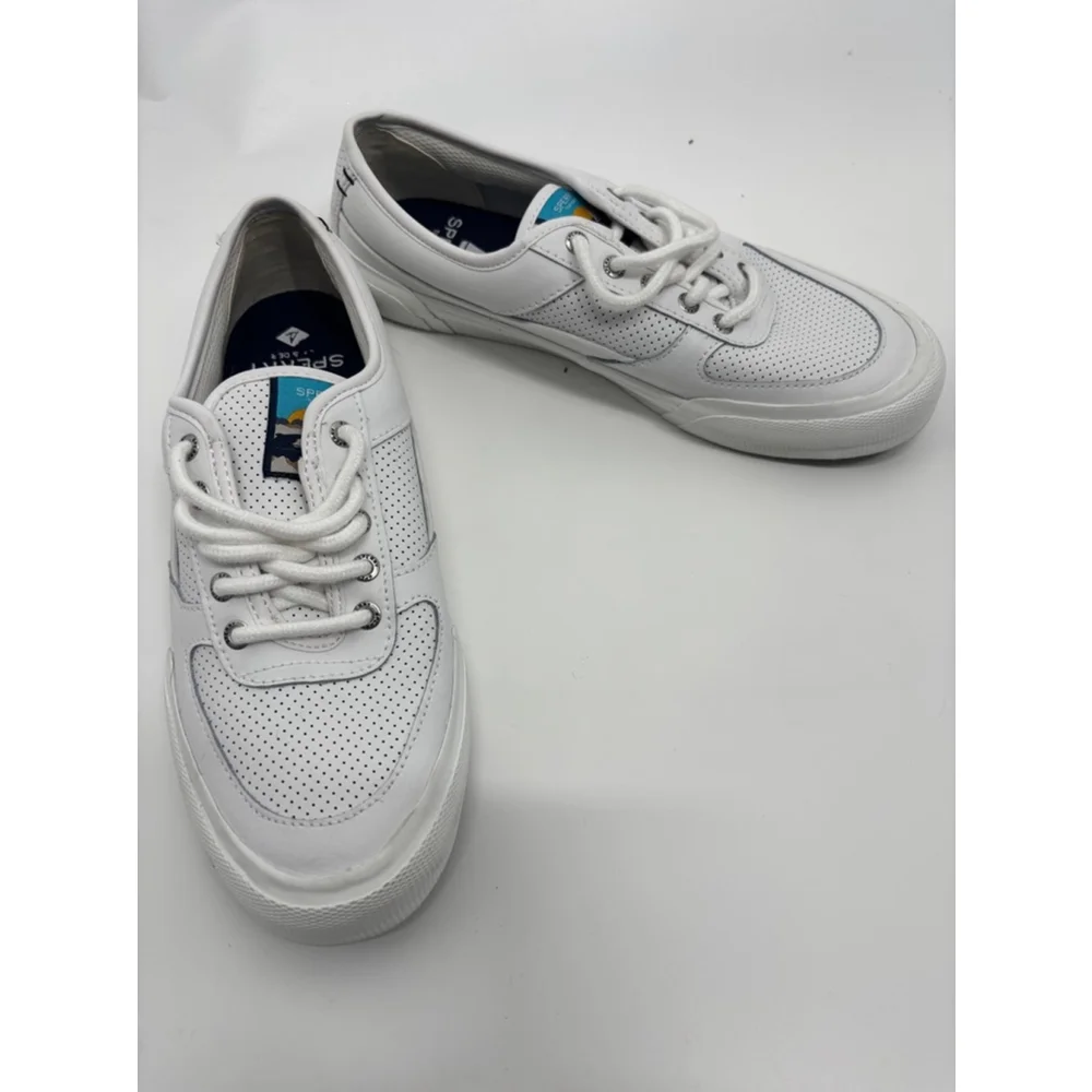 Womens Sperry Sneakers, Size 9, White